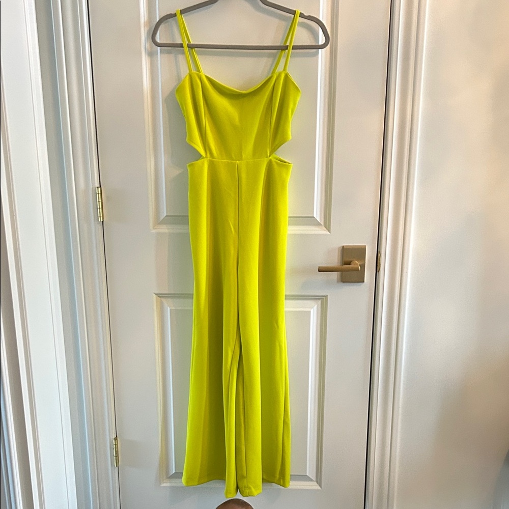 RACHEL Rachel Roy Lime Green Jumpsuit